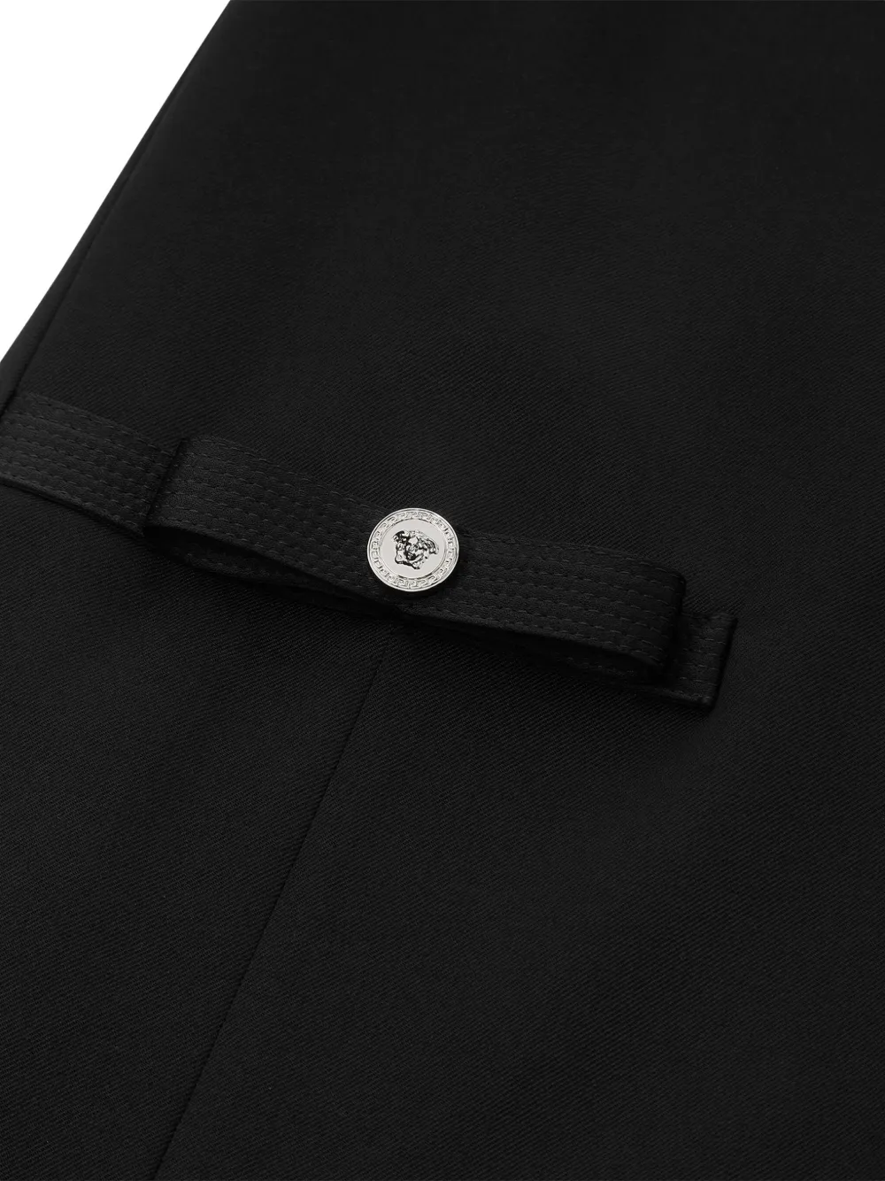 Versace Jurk met strikdetail Zwart