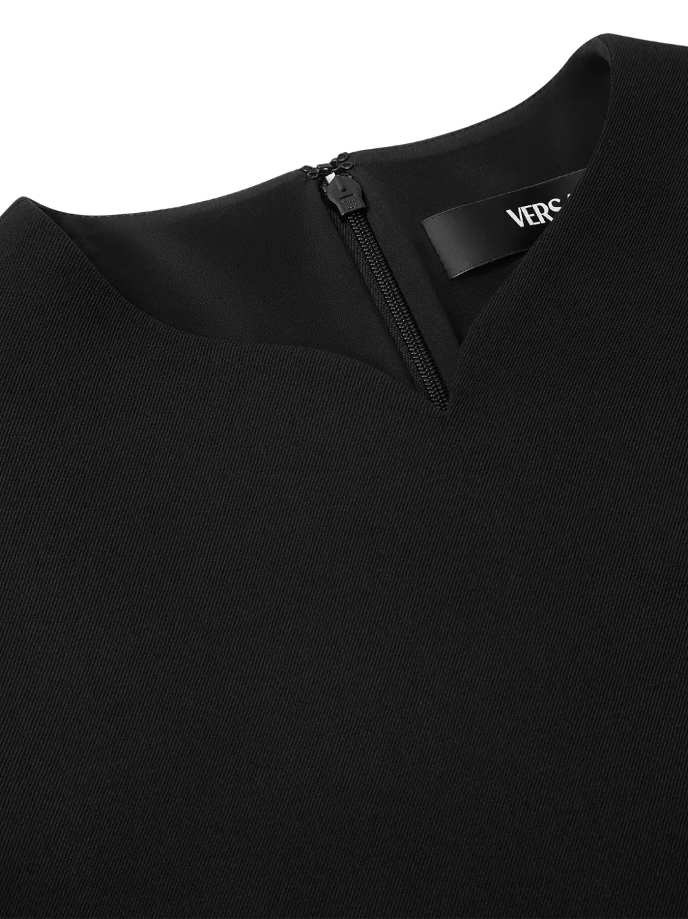 Versace Jurk met strikdetail Zwart