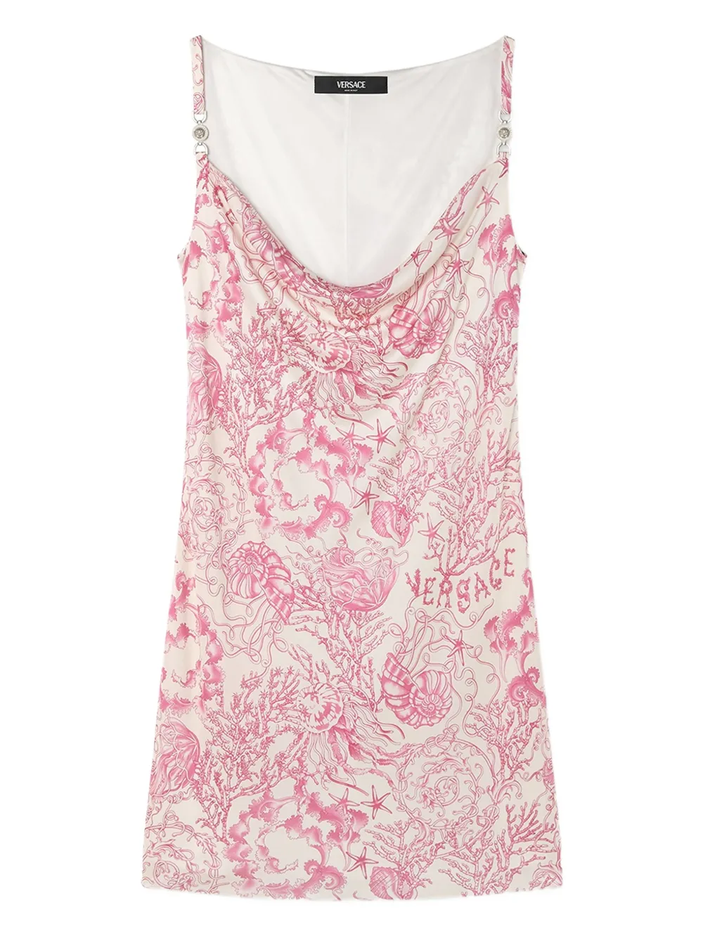 Versace Underwater Barocco Mini Dress