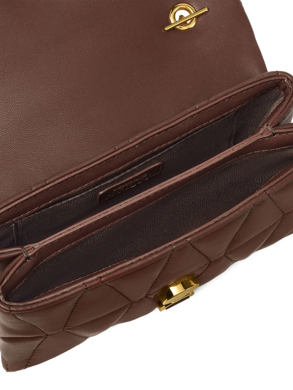Versace Kleio mini-tas Bruin