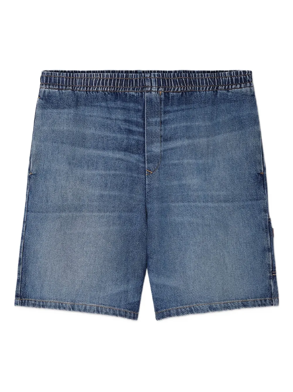 Versace Medusa Biggie denim shorts Blauw