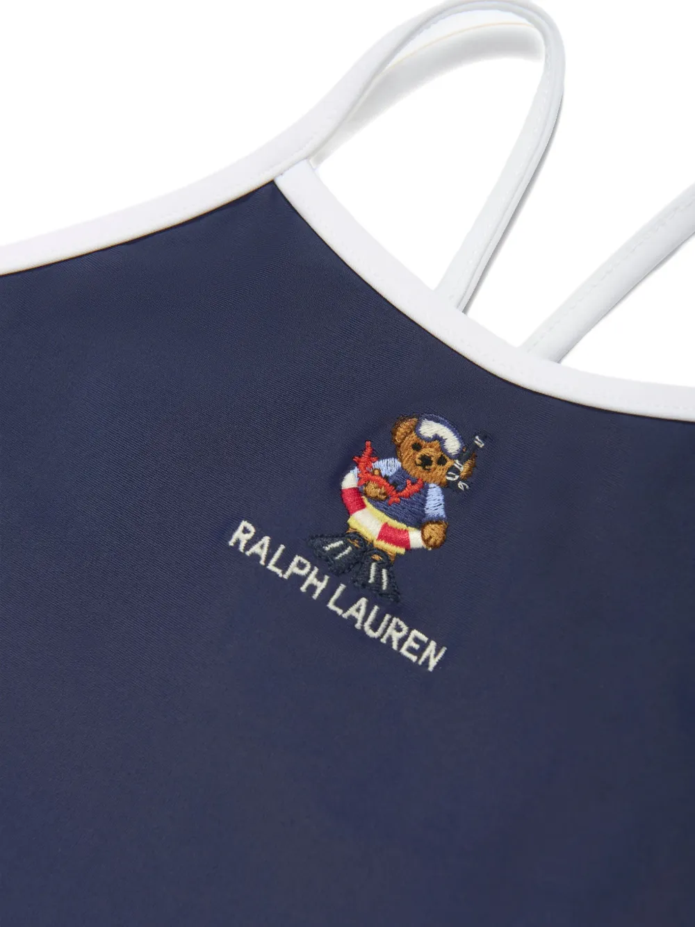 POLO RALPH LAUREN KIDS Badpak met beerpatroon Blauw