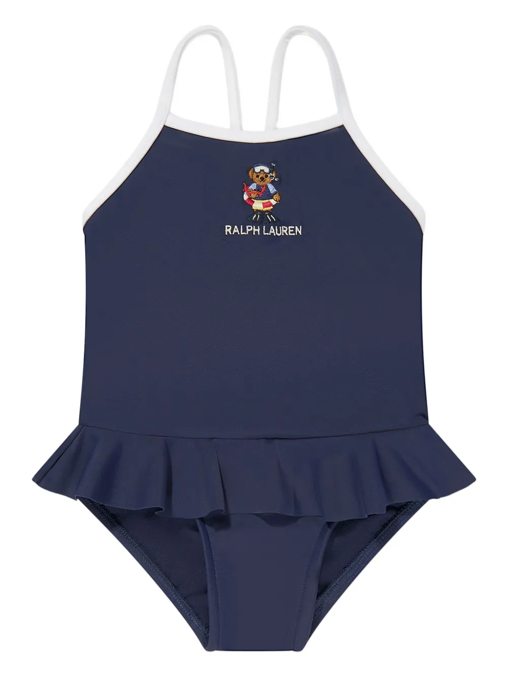 POLO RALPH LAUREN KIDS Badpak met beerpatroon Blauw