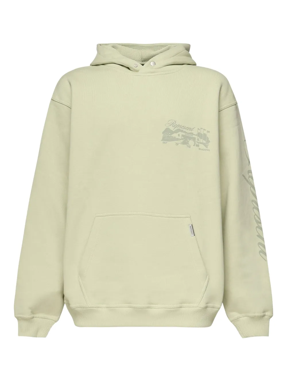 Represent hoodie con logo estampado | verde | Image 1