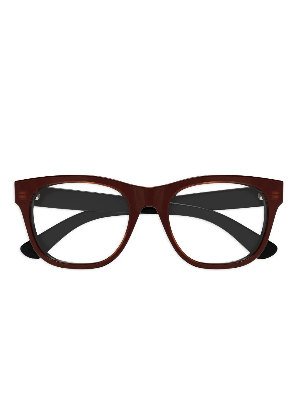 Gucci Eyewear rectangle-frame glasses | Black | Image 1