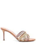 Aquazzura 75mm Playita sandals - Green