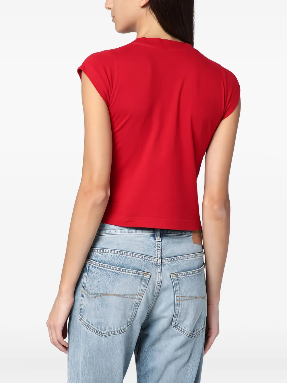 Balenciaga T-shirt met grafische print Rood