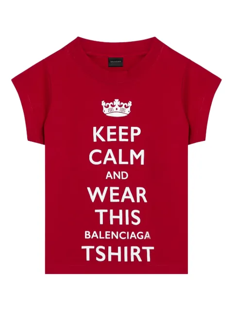 Balenciaga graphic-print short-sleeve t-shirt