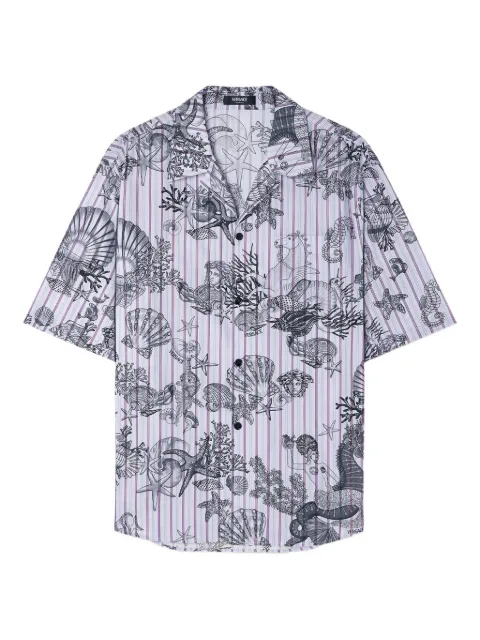 Versace Coral Theatre short-sleeve shirt