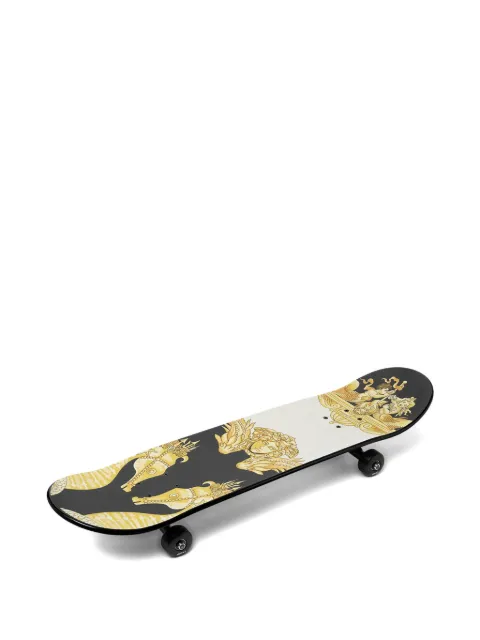 Versace Barocco-print skateboard 