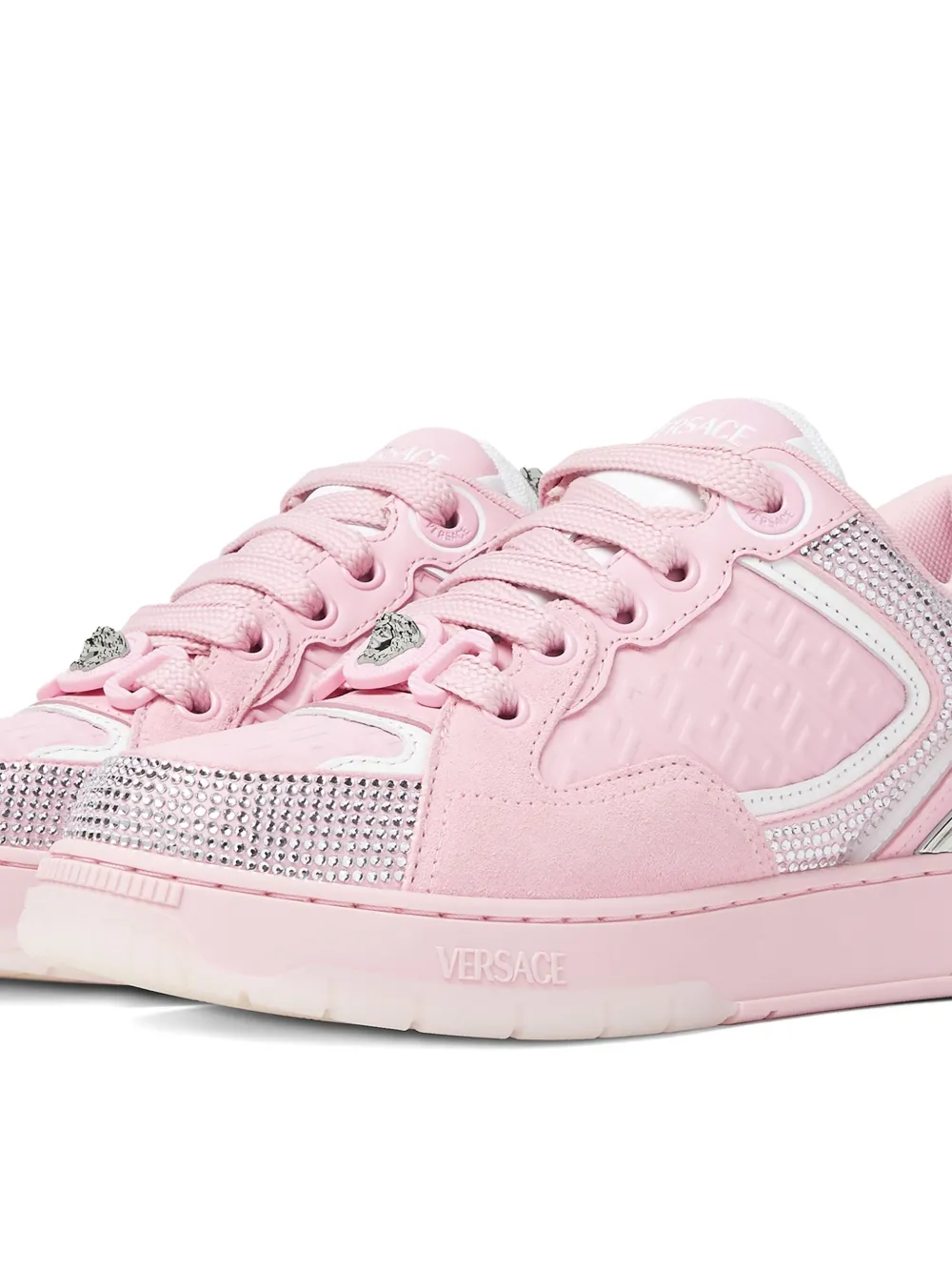 Versace Biggie Basket Sneakers Pink