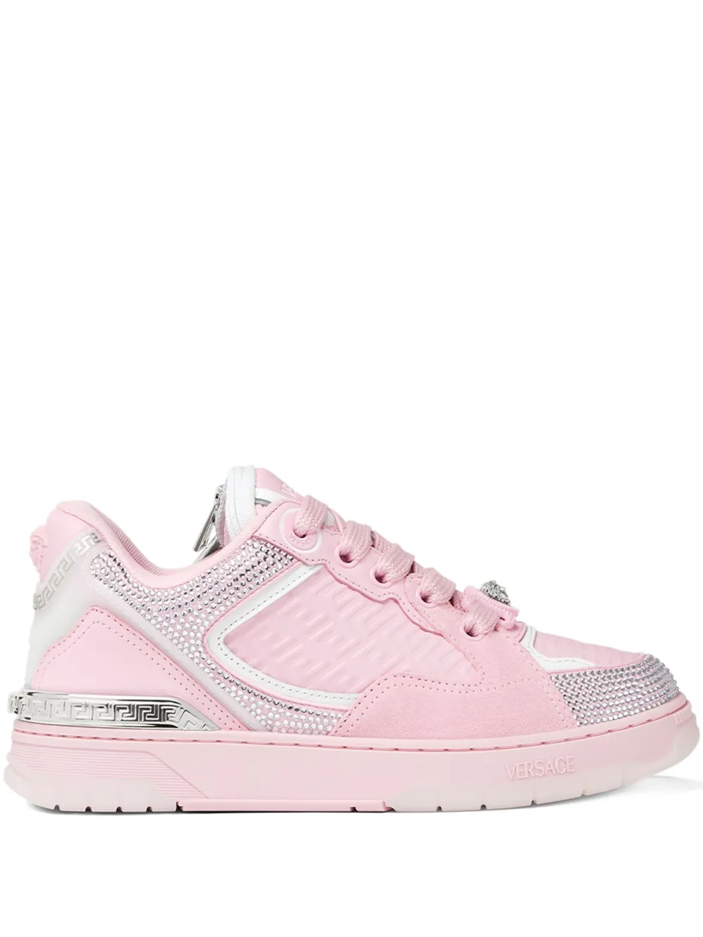 Versace Biggie Basket Sneakers Pink
