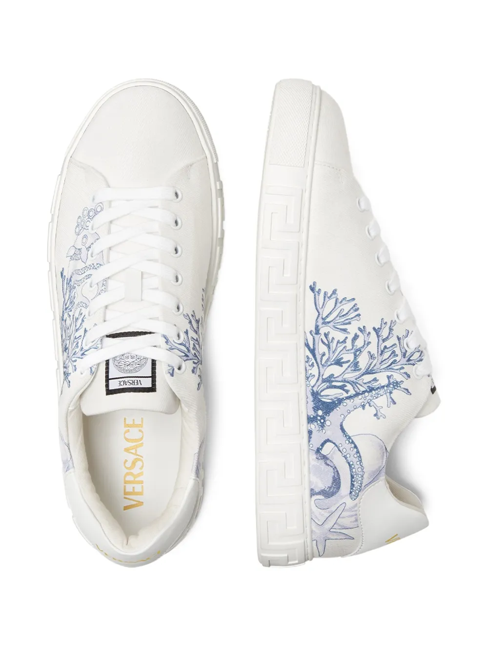 Versace Coral Theatre Greca sneakers Blue