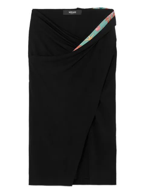 Versace Underwater Barocco midi skirt