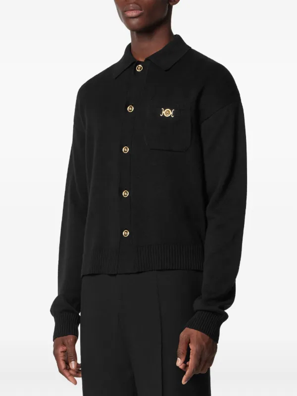 Versace メドゥーサ ビギーカーディガン | ブラック | FARFETCH JP