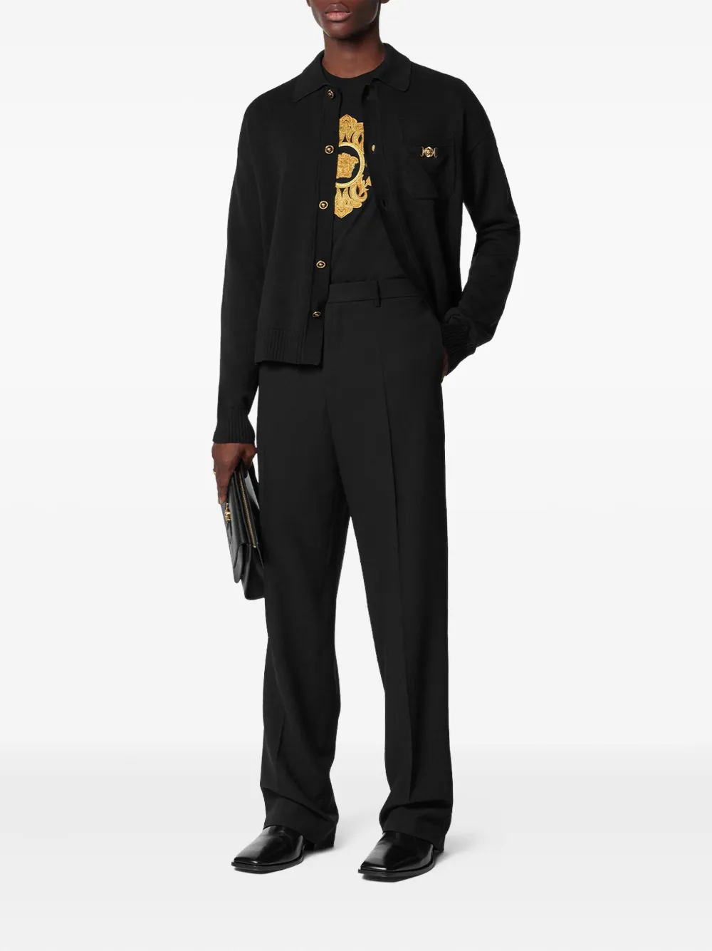 Versace Medusa Biggie vest Zwart