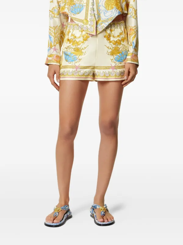 関税込 品格 ヴェルサーチェ ショートパンツ Underwater Barocco Versace Underwater バロッコ ショートパンツ | ニュートラル