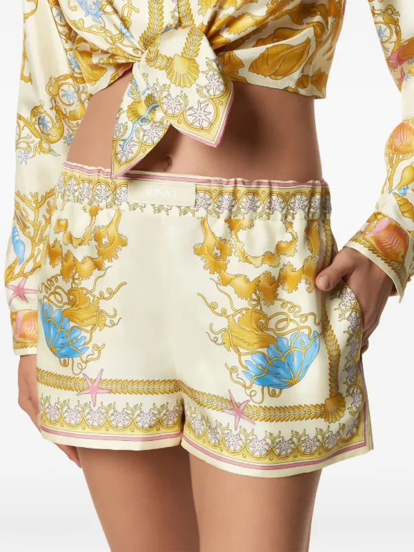 関税込 品格 ヴェルサーチェ ショートパンツ Underwater Barocco Versace Underwater バロッコ ショートパンツ | ニュートラル