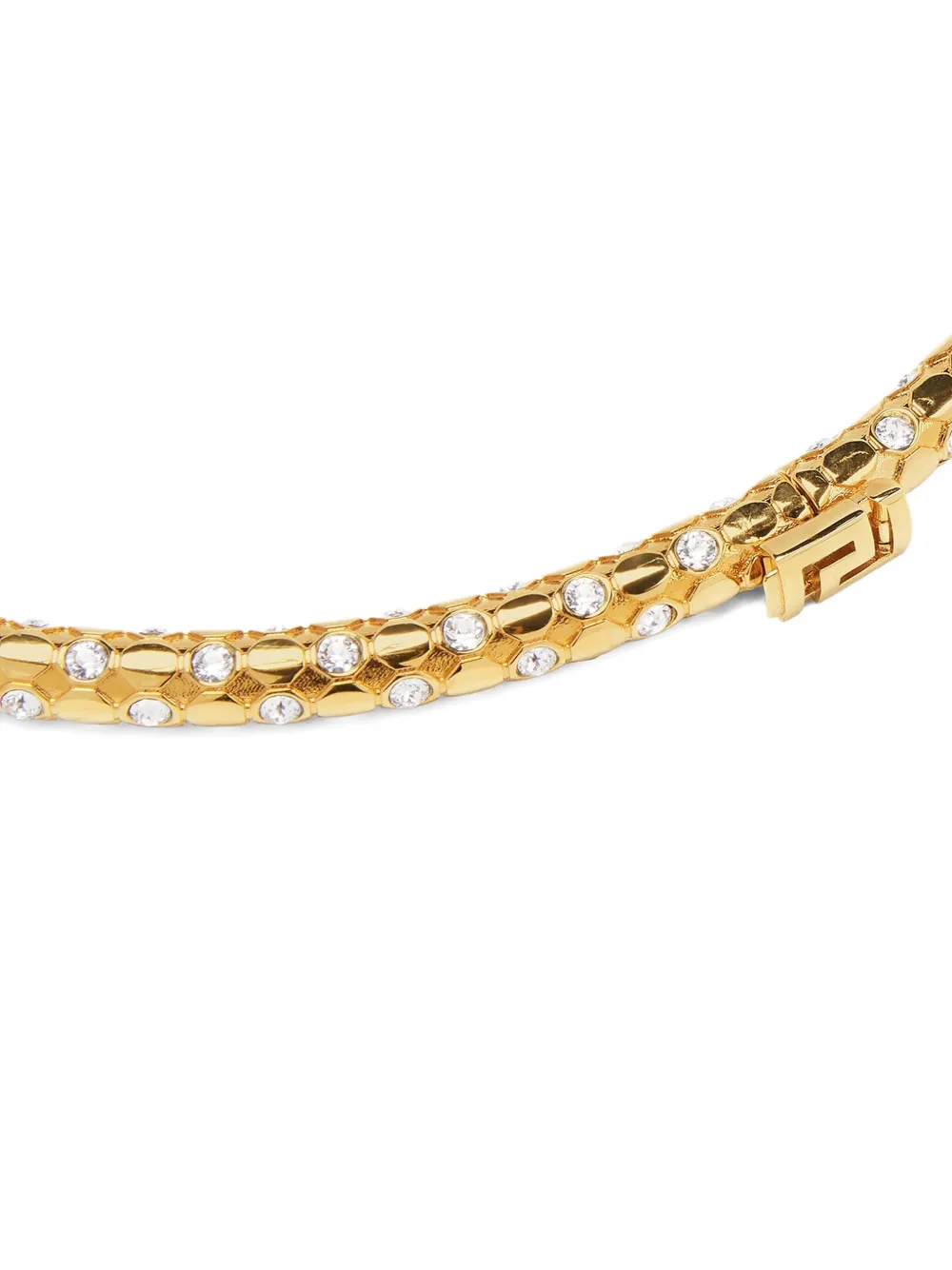 Versace crystal-embellished necklace - Goud