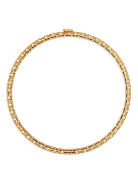 Versace crystal-embellished necklace