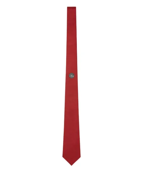 Versace Medusa-embroidered tie