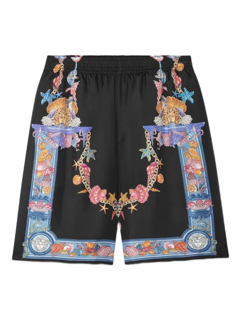 Versace Coral Theatre-print shorts