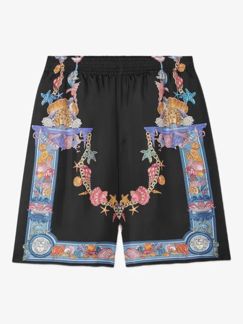 Versace shorts con estampado Coral Theater