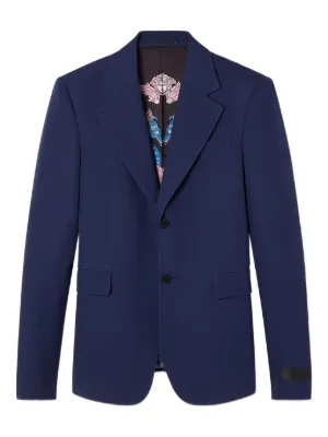 ✨定価35万✨VERSACE グレー ストライプ ブレザー テーラード 正規品