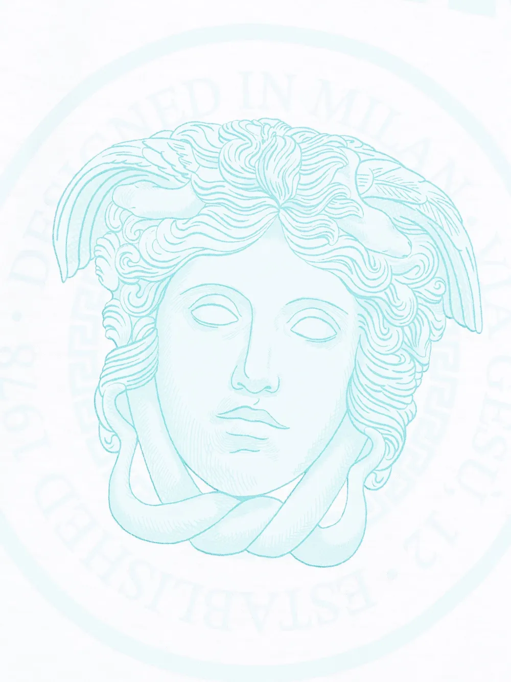 Versace Medusa Rock T-shirt 1B000 WHITE