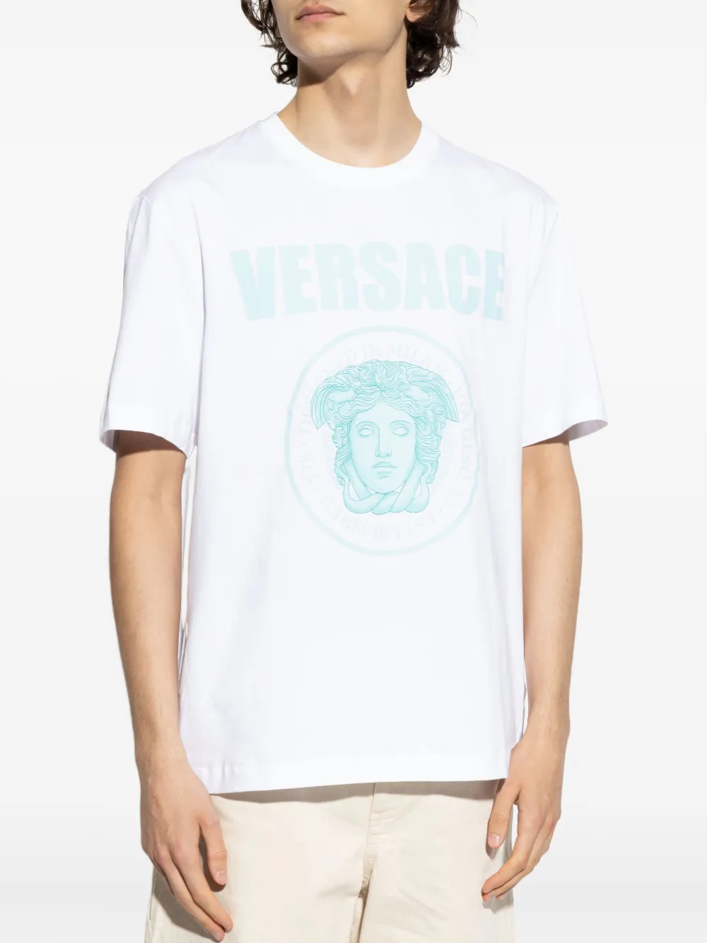Versace Medusa Rock T-shirt 1B000 WHITE