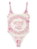 Versace Underwater Barocco swimsuit - Neutrals