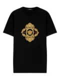 Versace Architectural Baroque-embroidered T-shirt - Black