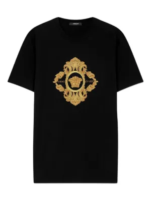 Versace Medusa Head Cotton T-shirt | Black | FARFETCH