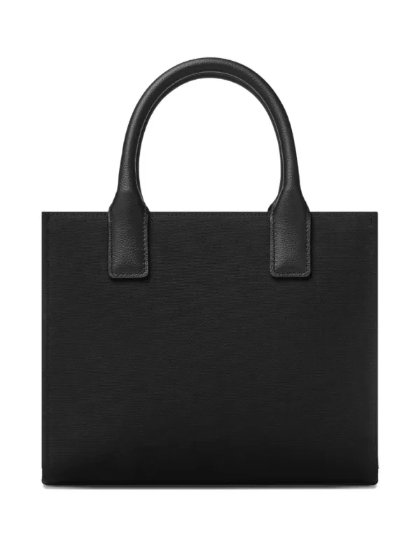 Versace La Medusa Mini Canvas Tote | Black | FARFETCH