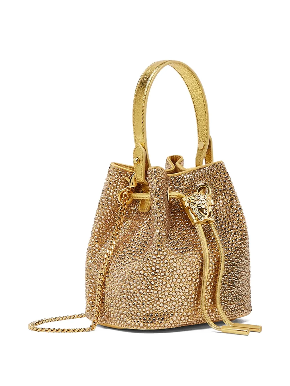 Versace La Medusa kleine tas met trekkoord Goud