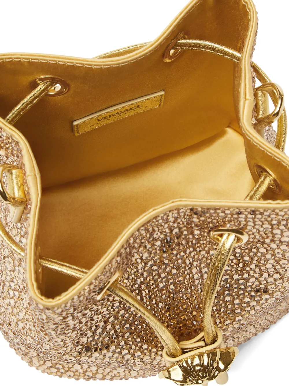 Versace La Medusa kleine tas met trekkoord Goud