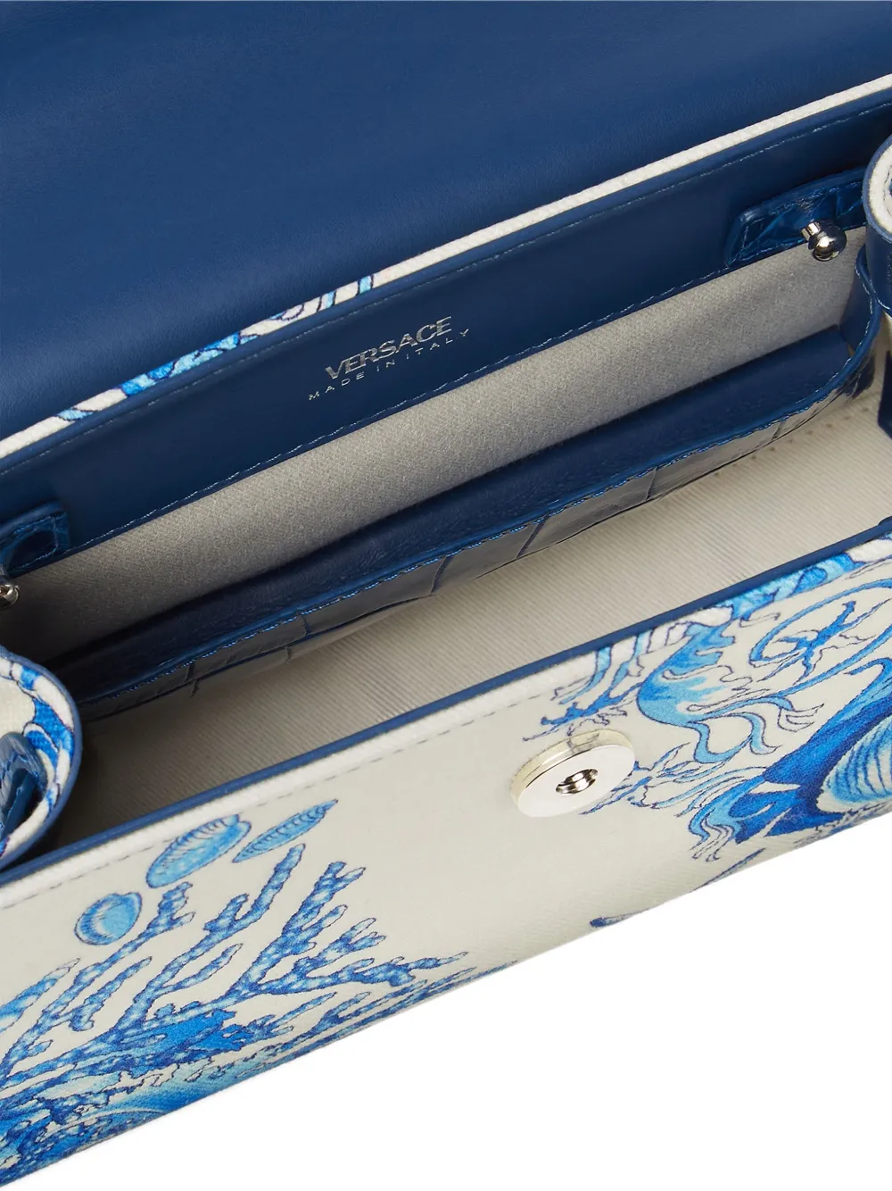 Versace Kleine Underwater Barocco Medusa '95 handtas Blauw