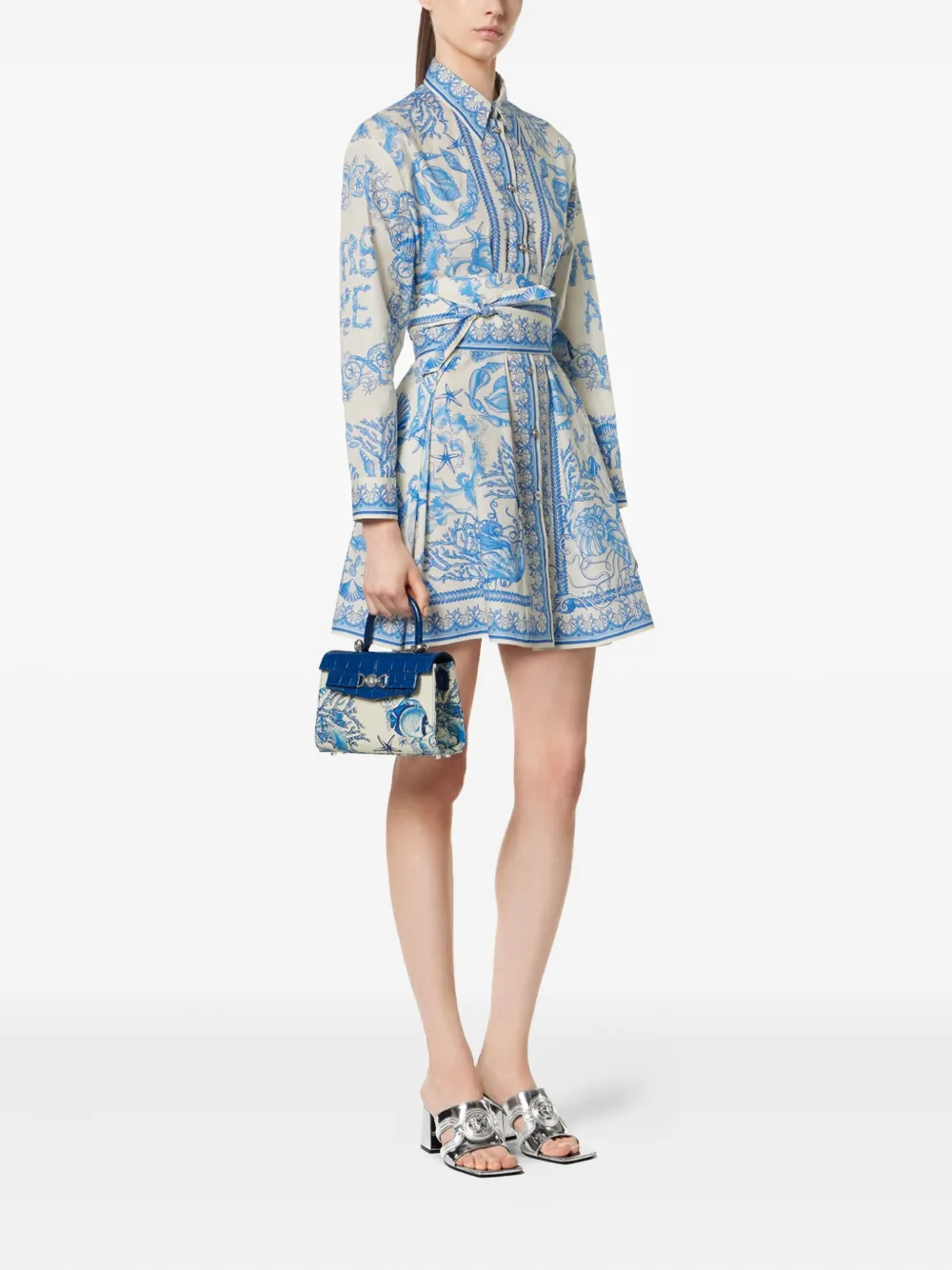 Versace Kleine Underwater Barocco Medusa '95 handtas - Blauw