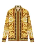 Versace Barocco-print button-up shirt - Yellow