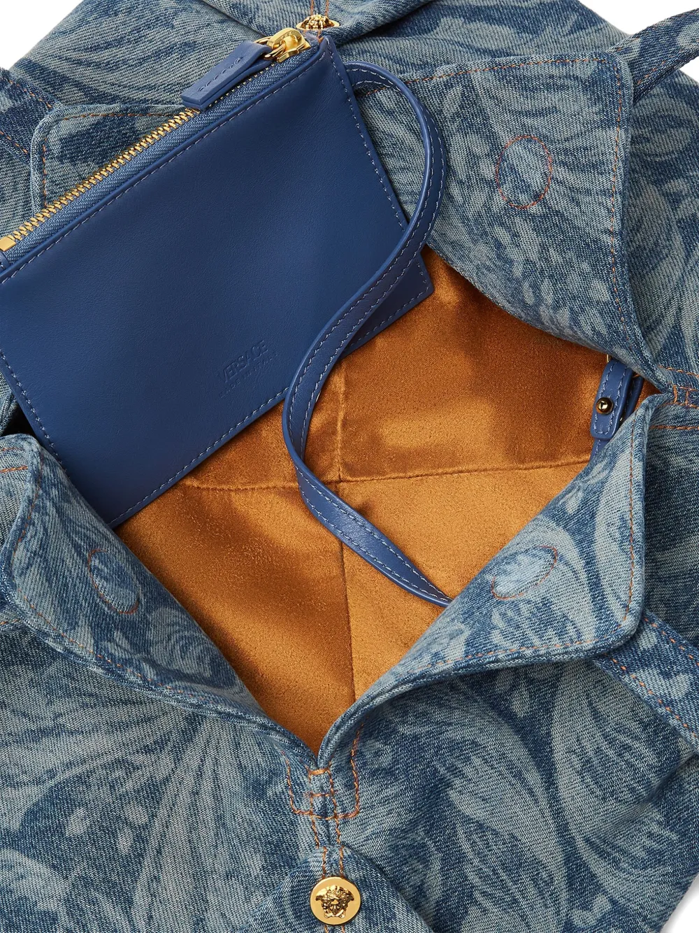 Versace Protea schoudertas Blauw