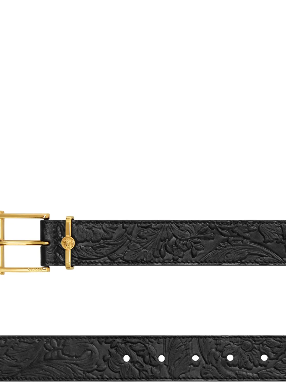 Versace embossed leather belt | Image 2