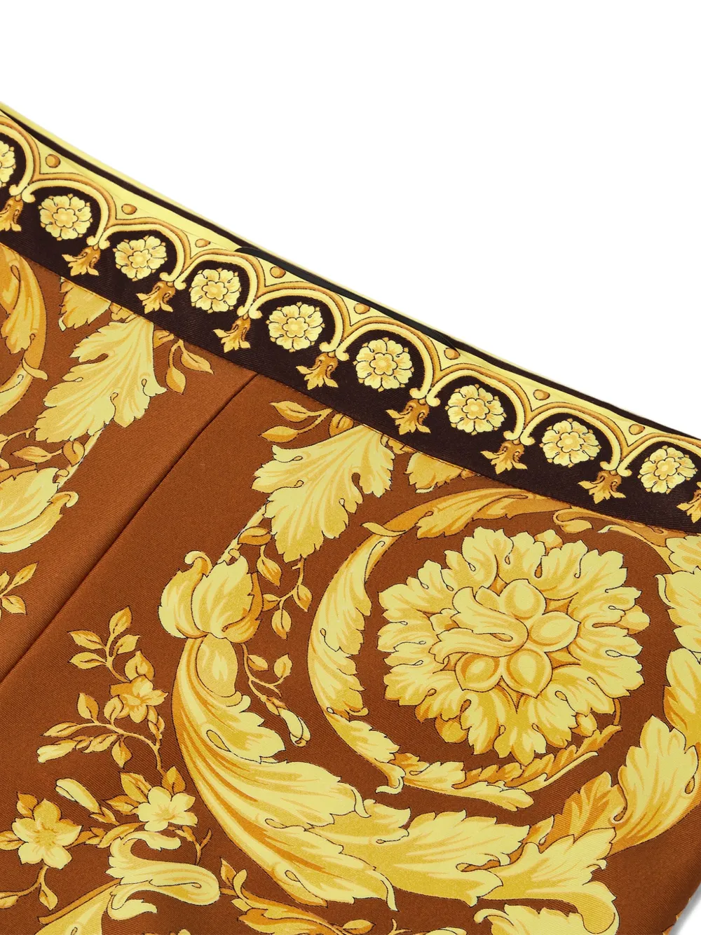 Versace Barocco print leggings Bruin