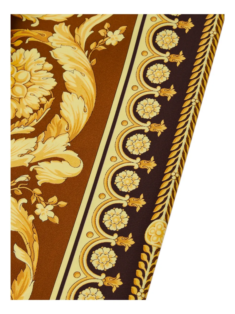 Versace Barocco print leggings Bruin