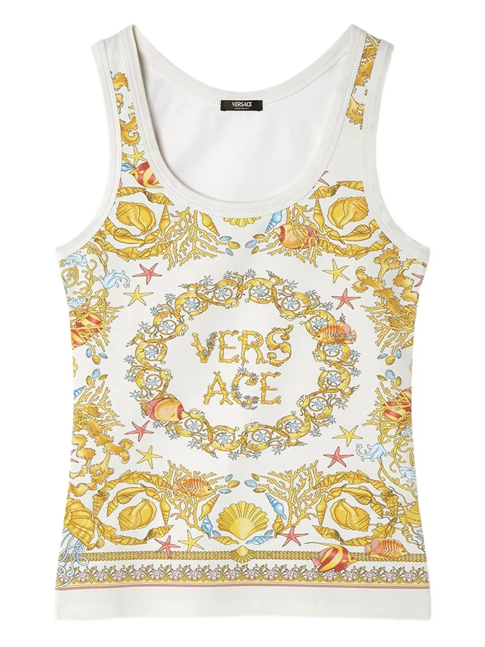 Versace Underwater Barocco Tank Top