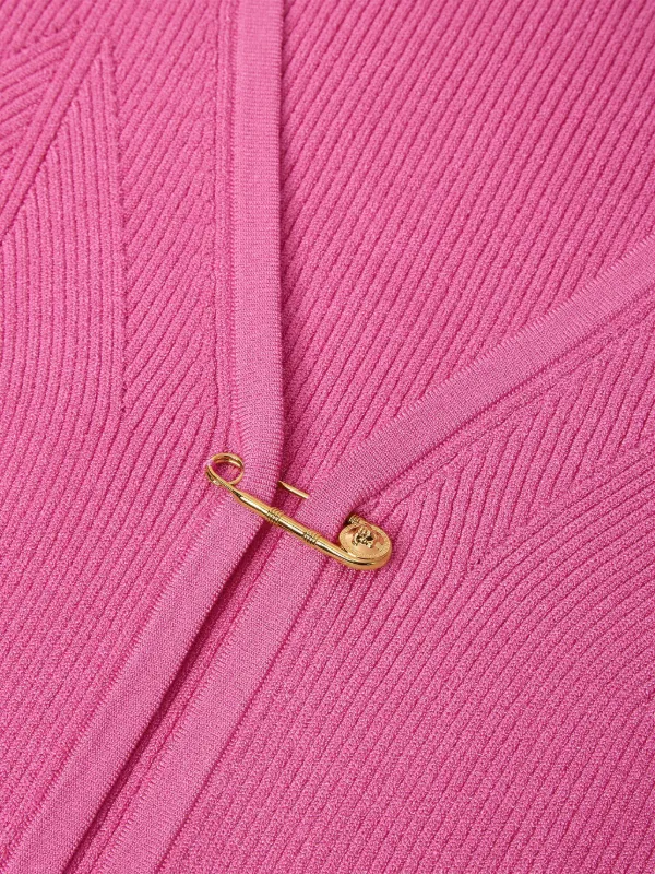 versace safety pin sweater