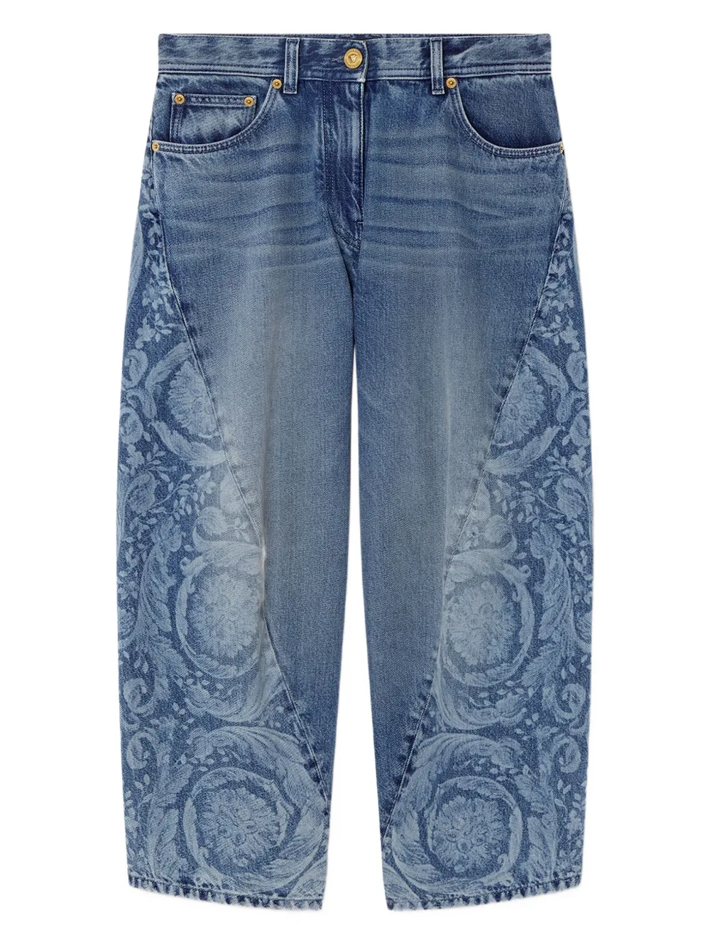 Versace Jeans met Barocco-patroon Blauw
