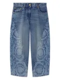 Versace Barocco-pattern jeans - Blue