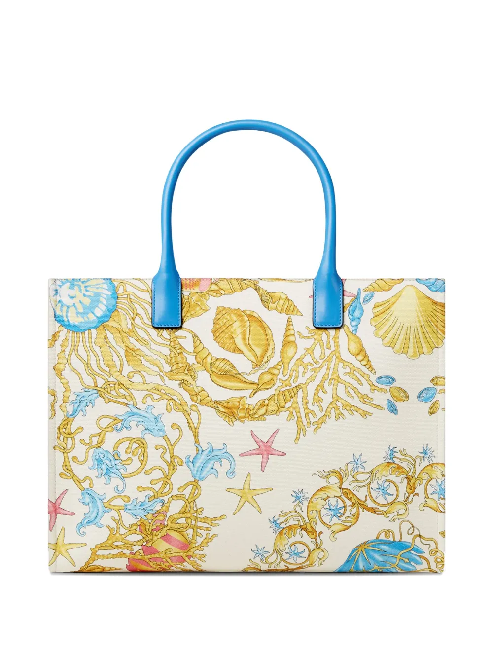 Versace Underwater Barocco-pattern tote bag - Wit