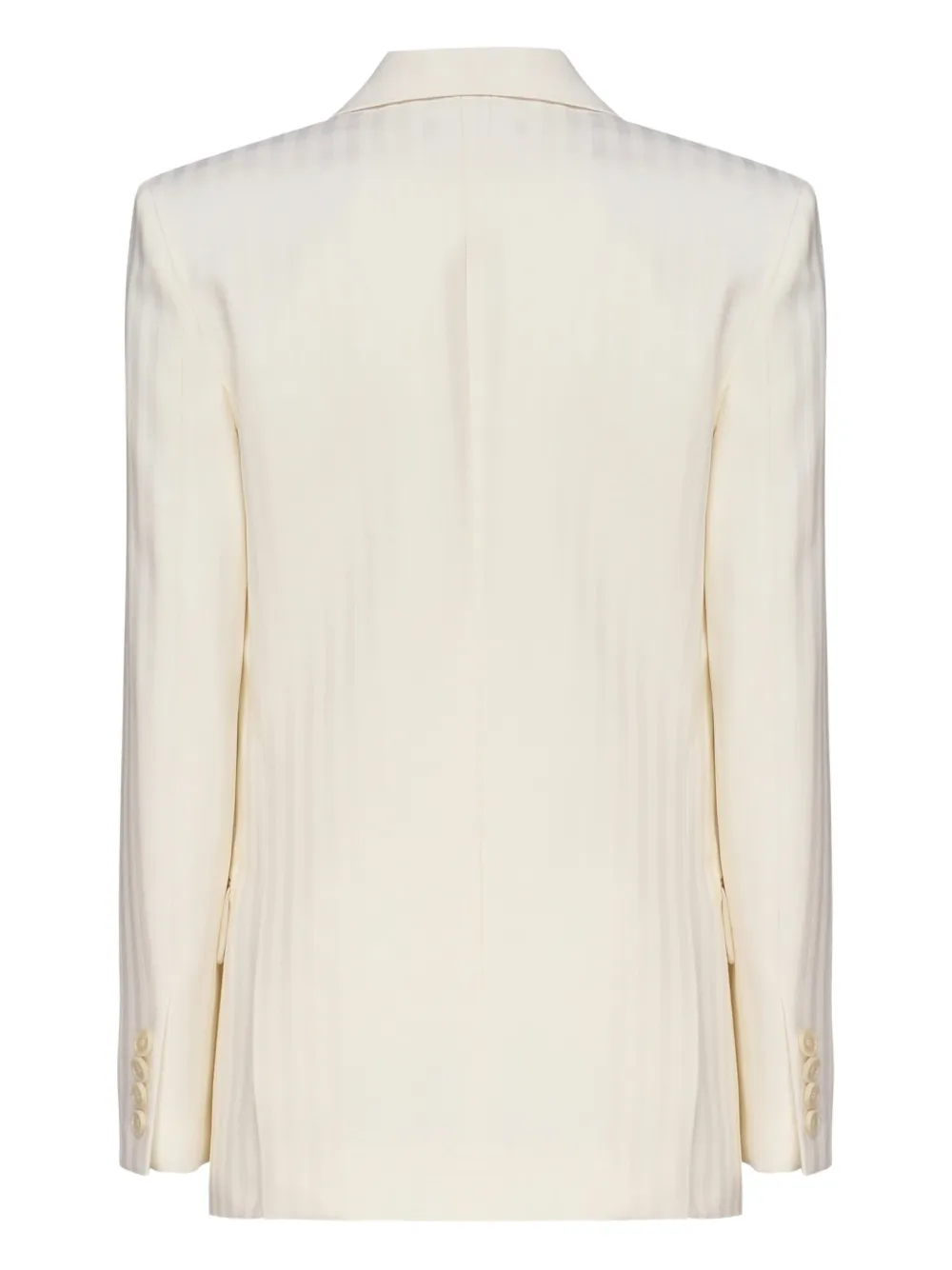Stella McCartney Blazer met dubbele rij knopen Beige