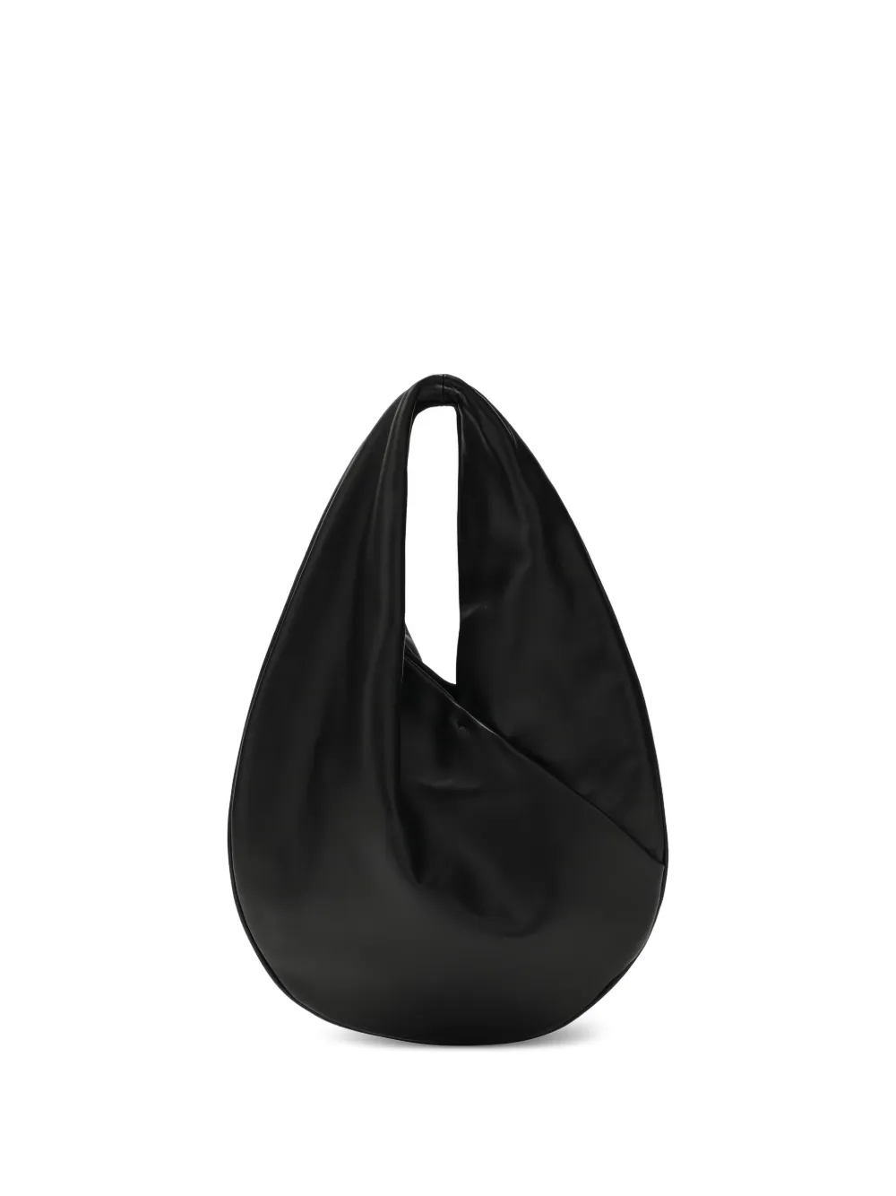 draped calfskin shoulder bag